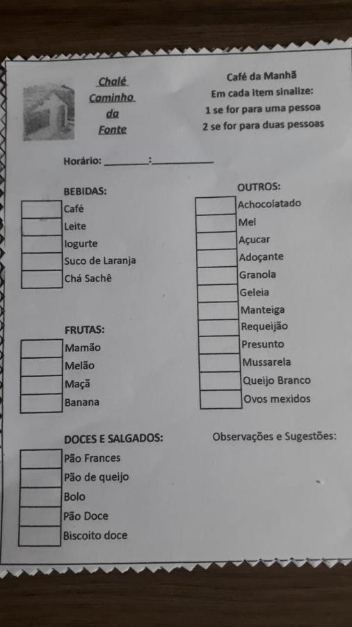 Vila Chale Caminho Da Fonte Monte Verde  Exteriér fotografie